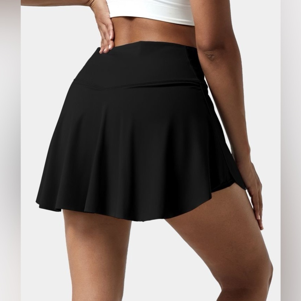 NWT Halara Black Tennis Skirt in size Small - Picture 8 of 11